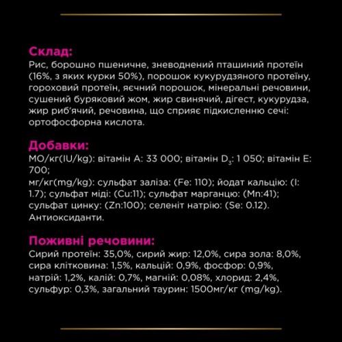 Сухий корм для кішок Purina Pro Plan Veterinary Diets UR Urinary при сечокам'яній хворобі 350 г (7613035154216/7613287585080)