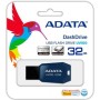 USB флеш накопичувач ADATA 32GB DashDrive UV100 Blue USB 2.0 (AUV100-32G-RBL)