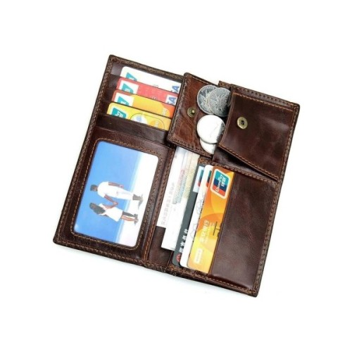 Гаманець Vintage З натуральної шкіри Коричневий (14536)