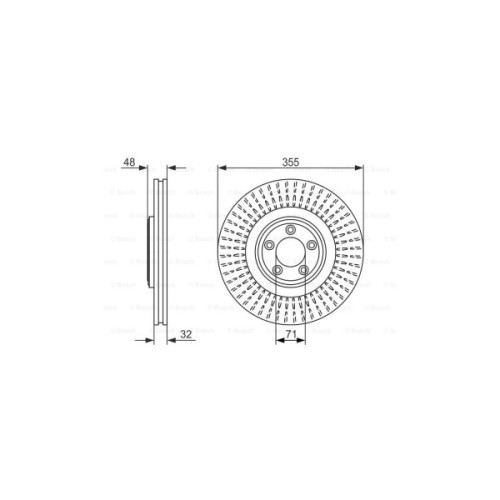 Гальмівний диск Bosch 0 986 479 754