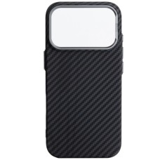Чохол до мобільного телефона Armorstandart LikeCarbon2 MagCase Apple iPhone 17 Pro Carbon Black (ARM86258)