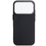 Чохол до мобільного телефона Armorstandart LikeCarbon2 MagCase Apple iPhone 17 Pro Carbon Black (ARM86258)