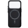 Чохол до мобільного телефона Armorstandart LikeCarbon2 MagCase Apple iPhone 17 Pro Carbon Black (ARM86258)