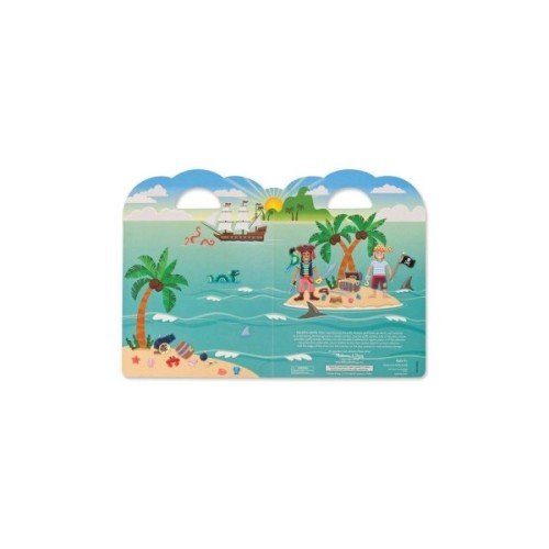 Набір для творчості Melissa&Doug Об'ємні багаторазові наліпки Пірати (MD9102)