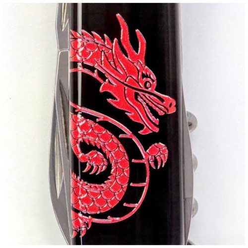 Ніж Victorinox Spartan Zodiac 91 мм Червоний дракон (1.3603.3_Z3361u)