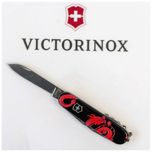 Ніж Victorinox Spartan Zodiac 91 мм Червоний дракон (1.3603.3_Z3361u)