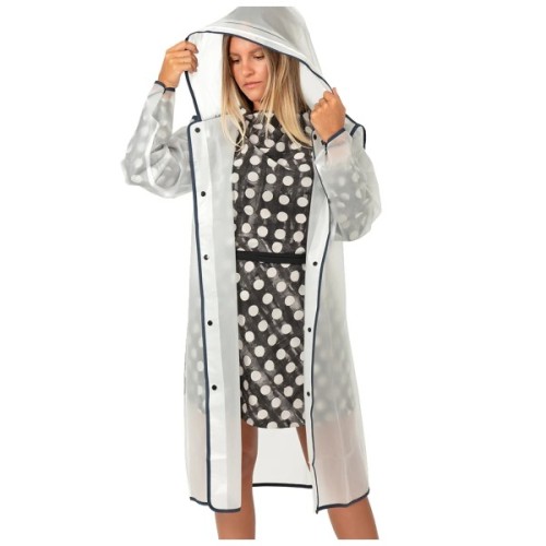 Дощовик Perletti City прозорий/чорний M (14210001M)