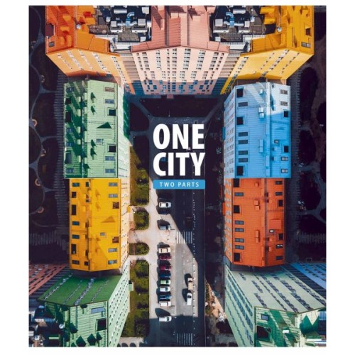 Зошит Школярик One city, two parts 80 аркушів клітинка (080-3137K)