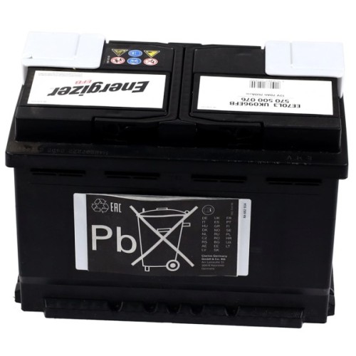 Акумулятор автомобільний Energizer 70Ah-12v EFB R, EN760 (570 500 076)