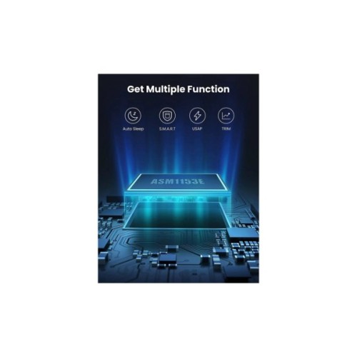 Кишеня зовнішня Ugreen USB 3.0 to 2.5" HDD/SSD CM237 black (60353)