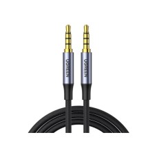 Кабель мультимедійний 3.5mm M to 3.5mm M 2.0m (4pin) AV183 gray Ugreen (20782)