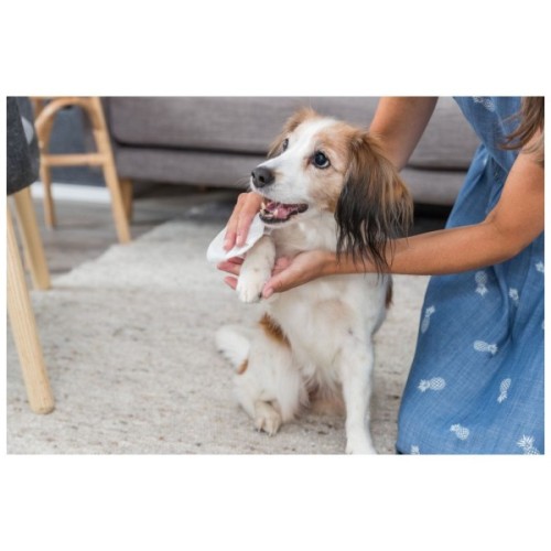 Вологі серветки для тварин Trixie для очищення універсальні з алое 30 шт (4011905029405)