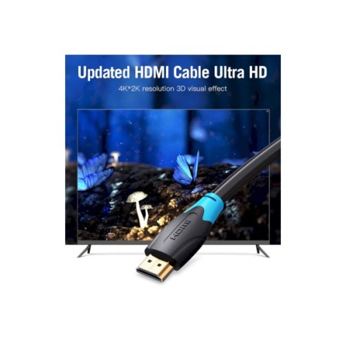 Кабель мультимедійний HDMI M to HDMI M 8.0m V2.0 4K60Hz Vention (AACBK)