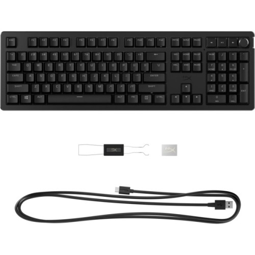 Клавіатура HyperX Alloy Rise PBT HX Red USB UA Black (7G7A3AA)