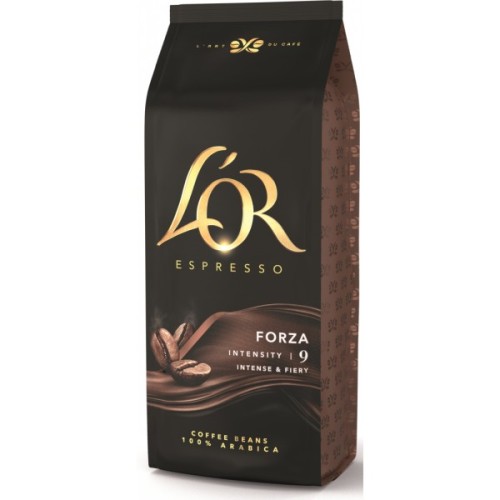 Кава L'OR Espresso Forza 100% Арабіка в зернах 1 кг (8711000400760)