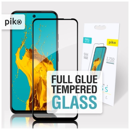 Скло захисне Piko Full Glue Tecno Spark 30C Black (1283126599378)