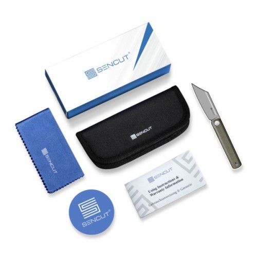 Ніж Sencut Aetheris, Darkwash, чорний G10 (S24095-3)