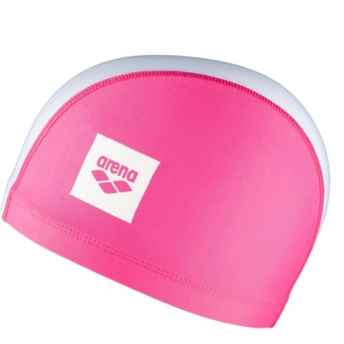 Шапка для плавання Arena Unix II JR 002384-105 рожевий, білий Діт OSFM (3468336220818)