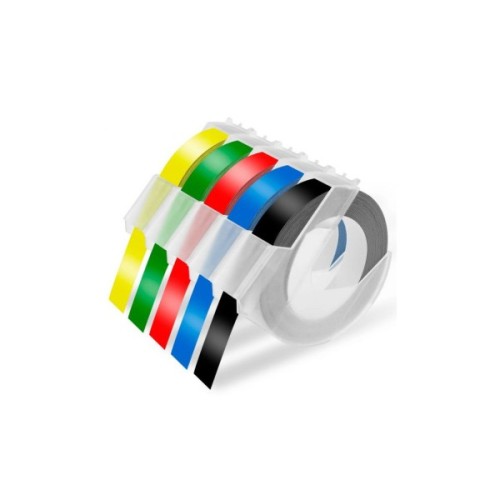 Стрічка для принтера етикеток UKRMARK D-520108-YE, 9 мм х 3 м, жовта, аналог DYMO 520108 / S0898170 (900861)