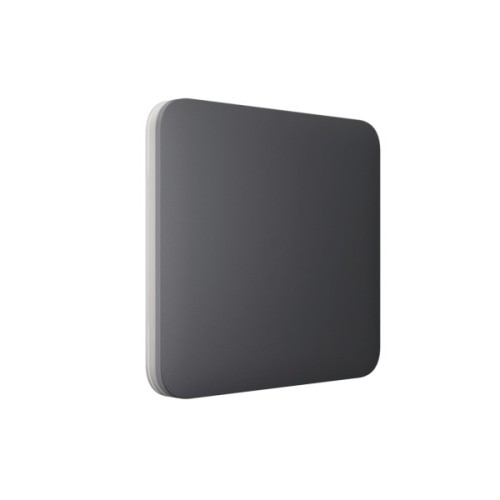 Накладна панель Ajax SoloButton 1-gang/2-way графіт