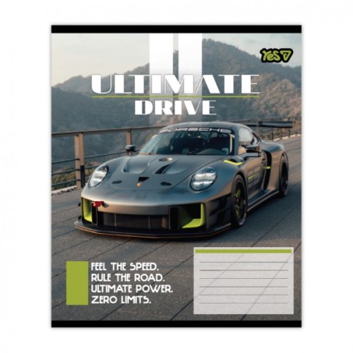 Зошит Yes Ultimate drive А5 12 аркушів лінія (768511)