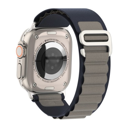 Ремінець до смарт-годинника Armorstandart Alpina Band для Apple Watch 49/46/45/44/42 (Series 1-3) Blue (ARM81041)