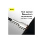 Дата кабель USB 2.0 AM to USB-C 1.0m Cafule Metal 66W black Baseus (CAKF000101)