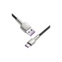 Дата кабель USB 2.0 AM to USB-C 1.0m Cafule Metal 66W black Baseus (CAKF000101)