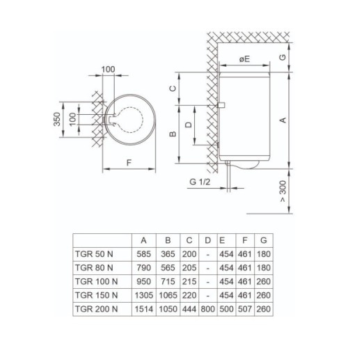 Бойлер TIKI TGR100NPRIMEM100V9_TIKI (700173)