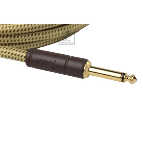 Інструментальний кабель Fender Cable Deluxe Series 15' Angled Tweed (228454)