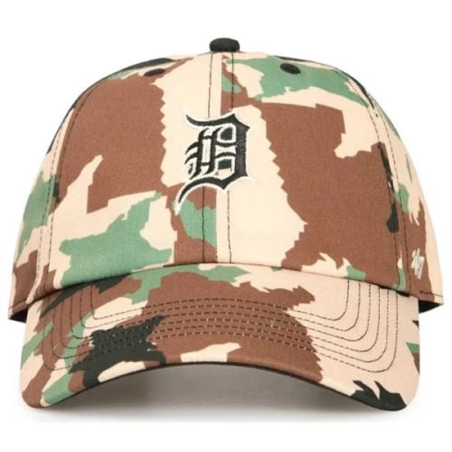 Кепка 47 Brand Detroit Tigers Digital Star DGTCU09PTS-BW Коричнева з бежевим та зеленим (198304146330)
