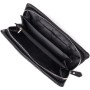 Гаманець ST Leather Шкіряний з відділенням під телефон Чорний (23101)