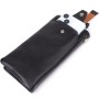 Гаманець ST Leather Шкіряний з відділенням під телефон Чорний (23101)