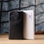 Гаманець ST Leather Шкіряний з відділенням під телефон Чорний (23101)