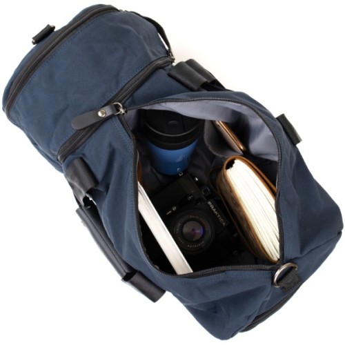 Сумка Vintage Спортивна текстильна Синя (20644)