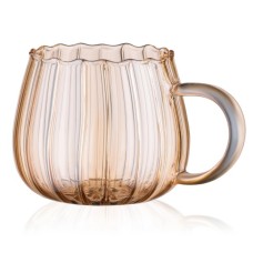 Набір чашок Ardesto Golden Moon 350мл, 2шт, боросилікатне скло, прозорий (AR2635BGG)