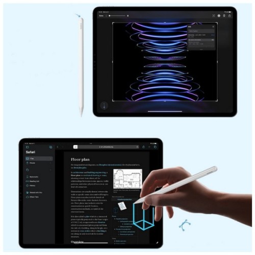 Стилус Baseus Smooth Writing 3 Wireless Charging Stylus Active White (P80080806213-00)