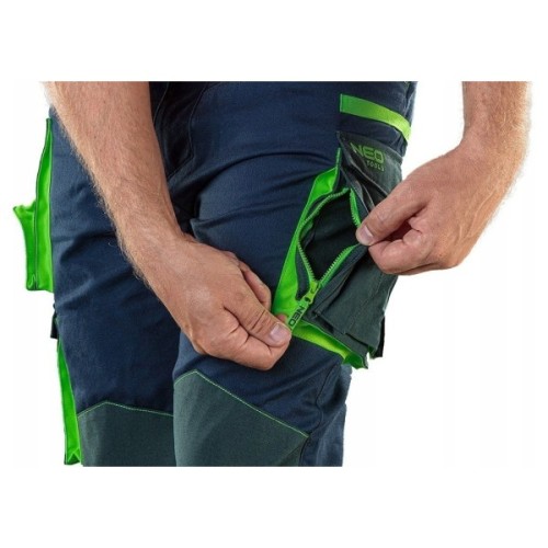 Штани робочі Neo Tools Premium, розмір L (52), 270 г/м2, еластан з посиленою тканин (81-226-L)