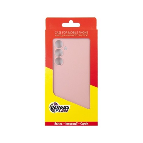 Чохол до мобільного телефона Dengos Samsung Galaxy A55 5G + Glass Pink (DG-KM-92)