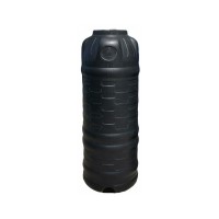 Ємність для води Пласт Бак вертикальна не харчова 500 л чорна видувна (6252)