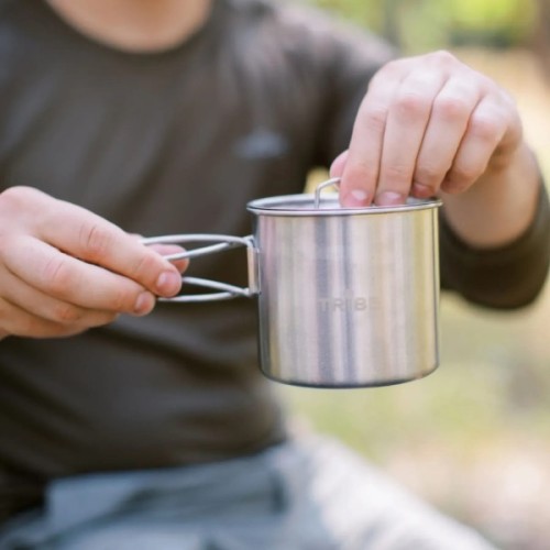 Чашка туристична Tribe Camping Cup 600 мл (T-FA-0012-metal)
