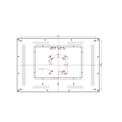 POS-монітор Detaik 21.5" (16*9) 1920*1080, multitouch, VGA, HDMI, USB, ip65, metal case (DTK-2115)