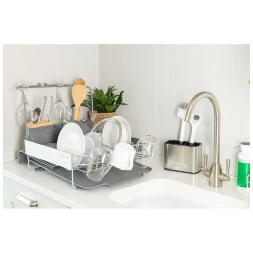 Сушарка для посуду KitchenAid Sinkware 61,5 x 38,5 x 37,5 см сірий (KEG896BXCGA)