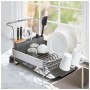 Сушарка для посуду KitchenAid Sinkware 61,5 x 38,5 x 37,5 см сірий (KEG896BXCGA)