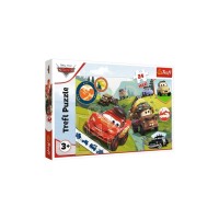 Пазл Trefl Maxi Cars Щасливі машинки 24 елемента (5900511143522)