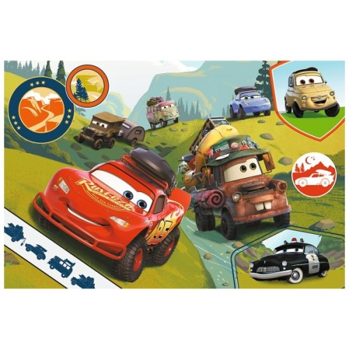 Пазл Trefl Maxi Cars Щасливі машинки 24 елемента (5900511143522)