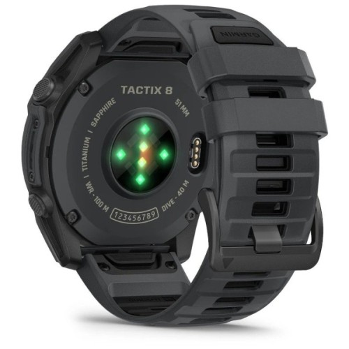 Смарт-годинник Garmin Tactix 8 Cerakote, Slate Gray, 51mm, GPS смарт-годинник (010-04553-01)