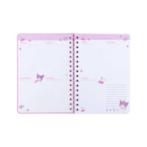 Тижневик Kite дитячий на спіралі Hello Kitty, тверда обкладинка (HK26-438)
