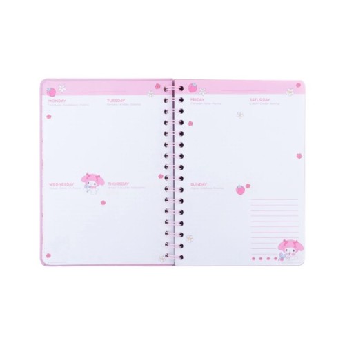 Тижневик Kite дитячий на спіралі Hello Kitty, тверда обкладинка (HK26-438)