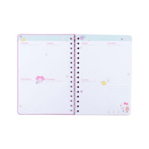 Тижневик Kite дитячий на спіралі Hello Kitty, тверда обкладинка (HK26-438)